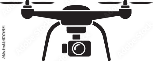 Modern Drone Silhouette

QuadCopter Flying Silhouette

Aerial Drone Vector Design

Remote Control Drone Illustration

Drone Photography Silhouette