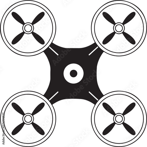 Modern Drone Silhouette

QuadCopter Flying Silhouette

Aerial Drone Vector Design

Remote Control Drone Illustration

Drone Photography Silhouette