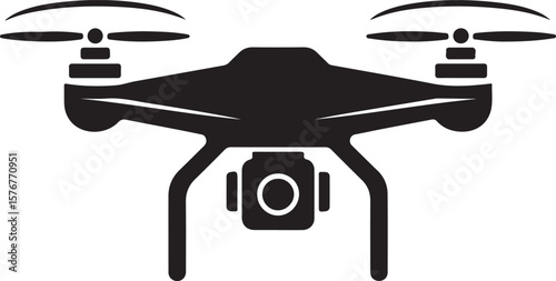 Modern Drone Silhouette

QuadCopter Flying Silhouette

Aerial Drone Vector Design

Remote Control Drone Illustration

Drone Photography Silhouette