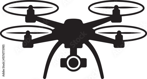 Modern Drone Silhouette

QuadCopter Flying Silhouette

Aerial Drone Vector Design

Remote Control Drone Illustration

Drone Photography Silhouette