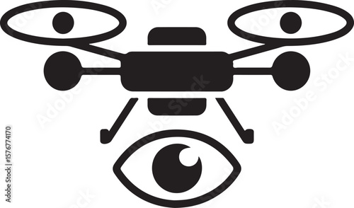 Modern Drone Silhouette

QuadCopter Flying Silhouette

Aerial Drone Vector Design

Remote Control Drone Illustration

Drone Photography Silhouette