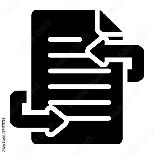 revision update glyph icon for design improvement task