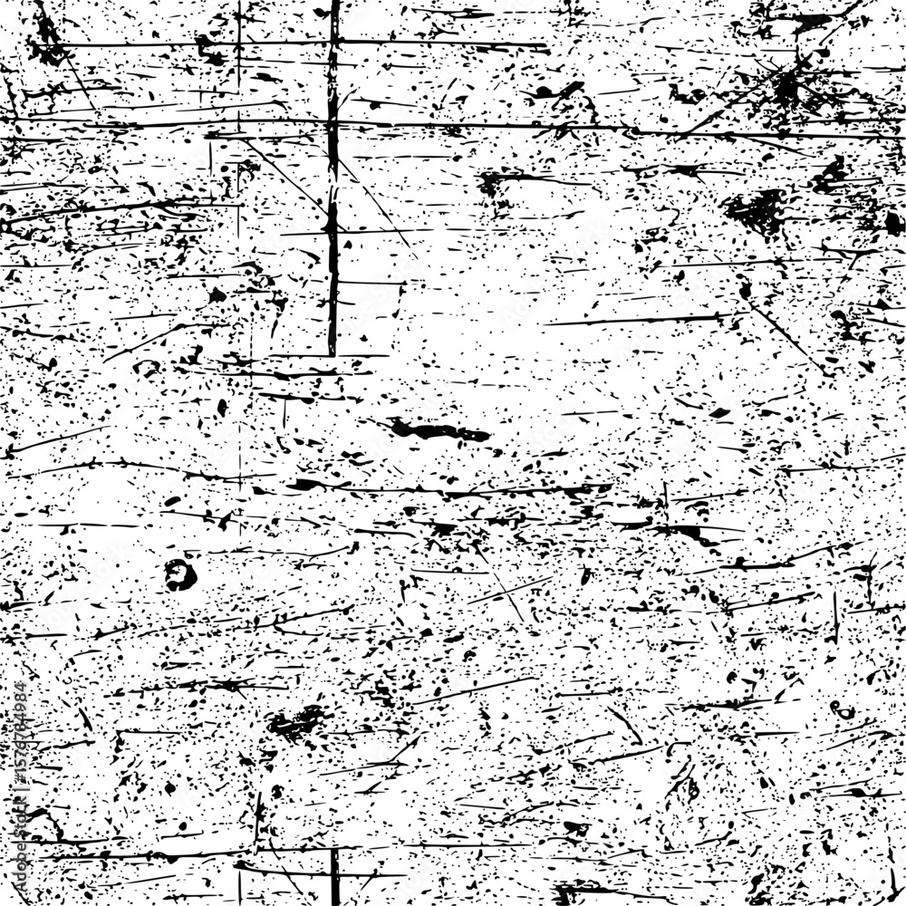 Fototapeta premium Concrete Wall Texture with Scratches, Urban Rough and Distressed Surface