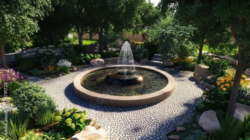 Serene Garden Oasis