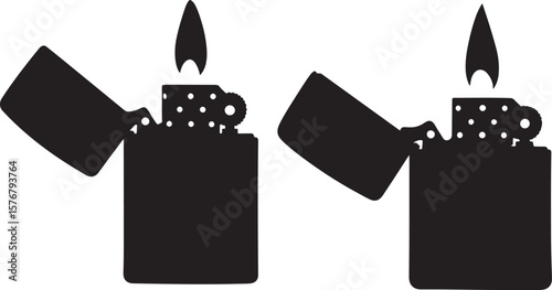 Open lighter silhouette design