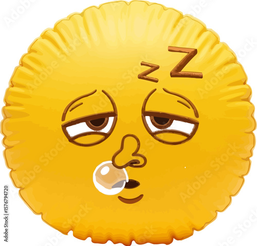 Find sleeping emoji pillow yellow face with bubble and zzz for sale online cheap price today now