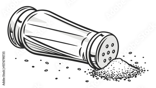 Salt shaker illustration
