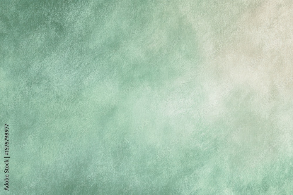 Fototapeta premium Green watercolor texture creates a serene background ideal for artistic projects and creative designs in various applications