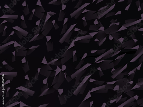 abstract forged carbon fiber vector with randomly arranged dark purple and black fragments, creating a modern and futuristic texture.