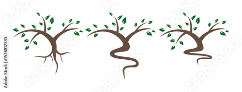 Tree Logo Design Illustration vector suitable for your design needs