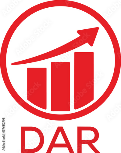 Dynamic Tech Logo Design with DAR Letters and Abstract Motion Elements – Modern Business Identity.DAR Letter Logo.
