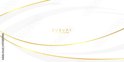 Soft white and gold abstract wave background, perfect for fashion promotions, beauty ads, or premium brochure designs.