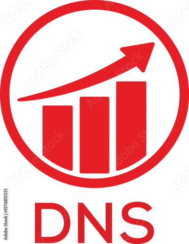 Dynamic Tech Logo Design with DNS Letters and Abstract Motion Elements – Modern Business Identity.DNS Letter Logo.
