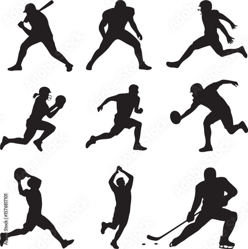 Classic American Football Silhouette Vector

Gridiron Football Ball Illustration

Touchdown Football Icon Design

NFL Style American Football Art

Dynamic Football Action Vector