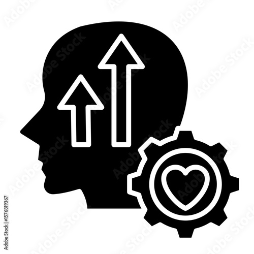 Emotional Growth  Icon Element For Design
