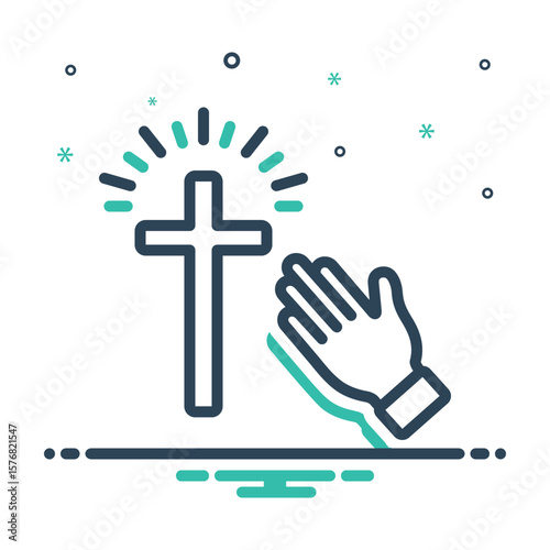 Mix icon for prayer