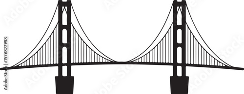 Iconic Bridge Silhouette Vector Design

City Bridge Silhouette for Skyline Scenes

Suspension Bridge Silhouette Illustration

Urban Landscape Bridge Clipart

Elegant Architectural Bridge Silhouette