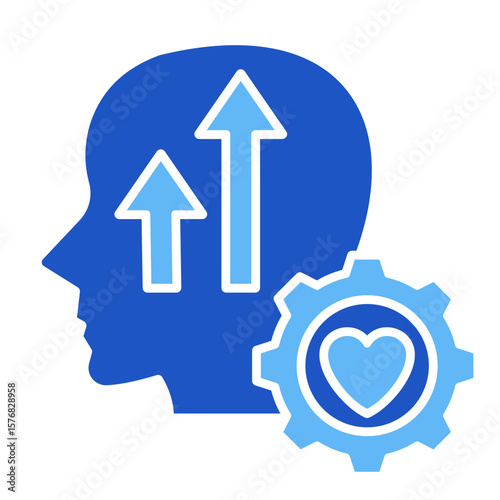 Emotional Growth  Icon Element For Design
