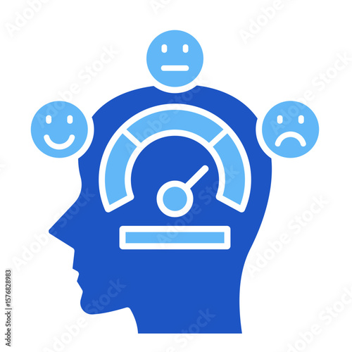 Self-Control  Icon Element For Design
