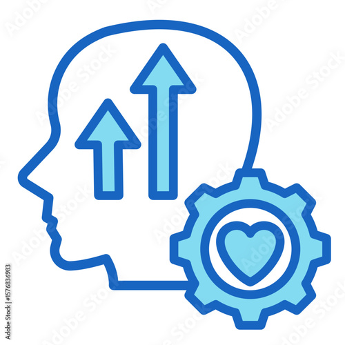 Emotional Growth  Icon Element For Design
