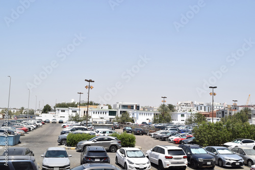 Parking lot at Al Hamra, Jeddah, Saudi Arabia