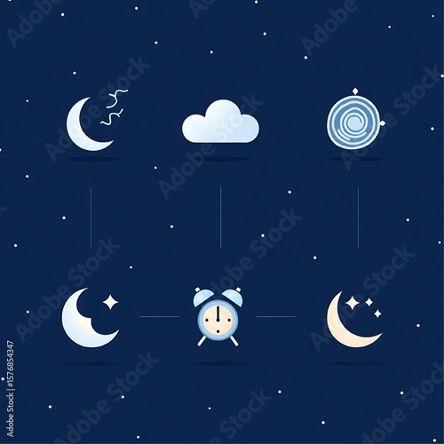 moon and stars