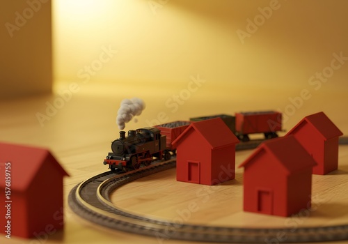 Running Toy Train