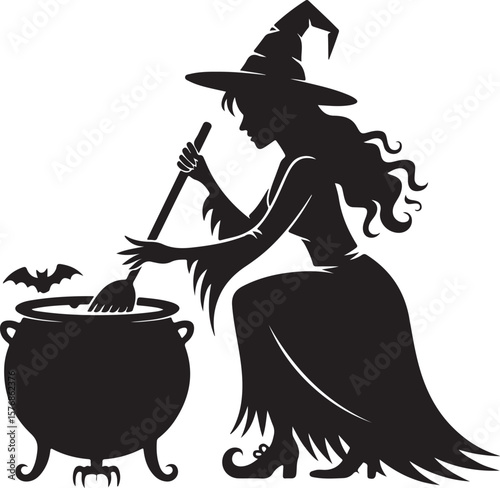 Spooky Halloween Silhouette

Haunted House Halloween Vector

Flying Witch on Broom Silhouette

Halloween Pumpkin Silhouette

Creepy Graveyard Halloween Scene