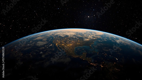 Stunning View of Earth from Space Our Planet's Beauty and Fragility
