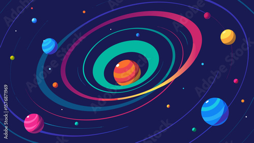 spiral galaxy in space