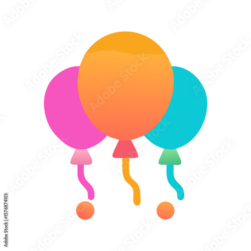 Balloon Party Icon