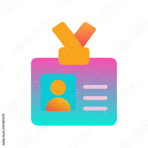 ID Badge Icon