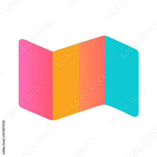 Map Folded Icon