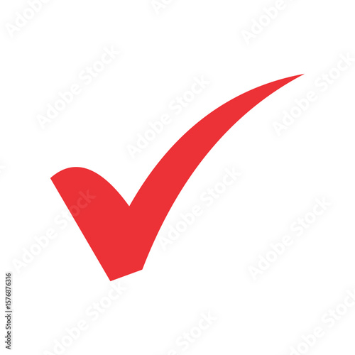 Red check mark symbol for approval or validation Free Download Red check mark symbol for approval or validation - GFXLoad