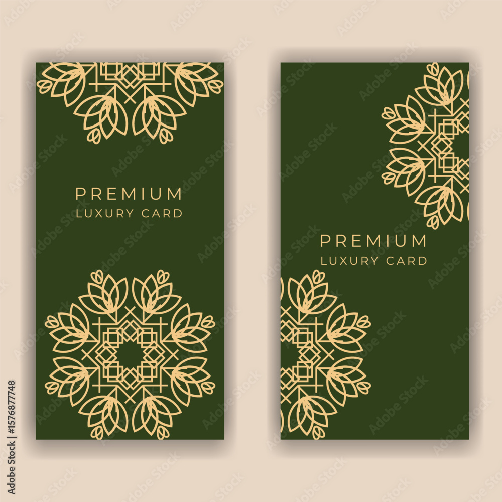 Naklejka premium Mandala Banner or card design