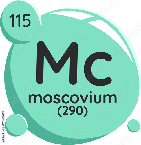Obraz na płótnie moscovium