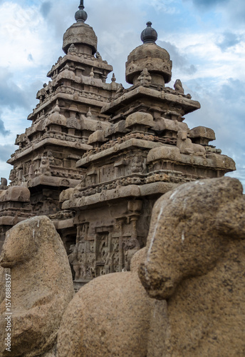 Ancient wonders carved in stone—Mahabalipuram's Five Rathas, Shore Temple, lighthouse, Arjuna’s Penance & Krishna’s Butterball echo tales of Pallava craftsmanship and coastal heritage.