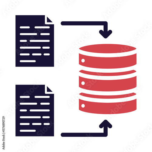 Data Integrity Icon – Data with Checkmark Representing Consistency, Accuracy, and Reliability in AI Systems on Transparent Background. 