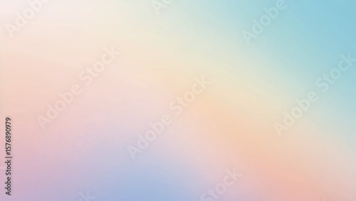Smooth and blurry colorful gradient mesh background. Modern bright rainbow colors. Easy editable soft colored vector banner template.  Abstract colorful background