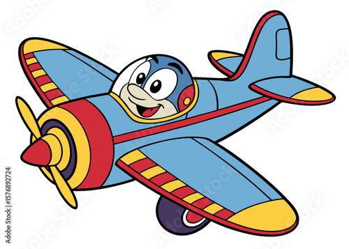 vector illustration of a plane
