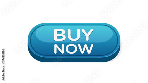 Buy Button Vector – Flat UI Element