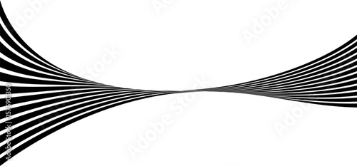 Abstract Perspective 3d, geometric line with 3d dimensional effect