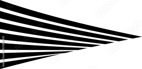 Abstract Perspective 3d, geometric line with 3d dimensional effect