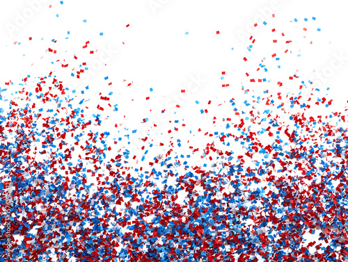 Red White Blue Confetti