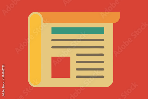 vector illustration of a document icon