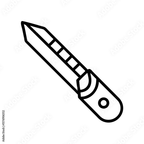 Utility knife tool with retractable blade for various repairs  