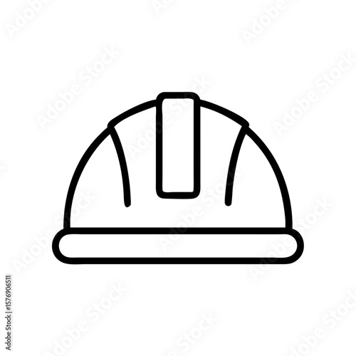 Safety hard hat outline design concept of repair tools  
