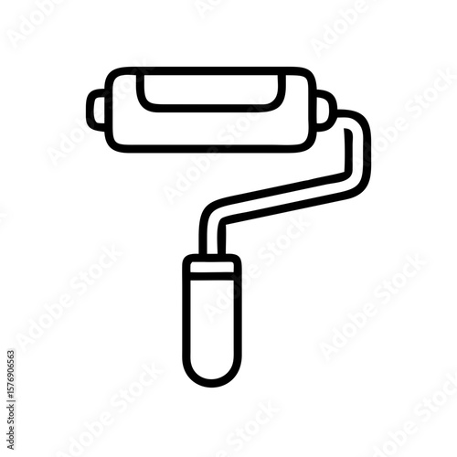 Paint roller tool for home improvement and DIY projects  