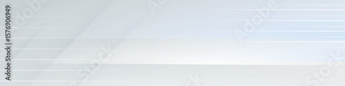 abstract white horizontal corporate linkedin banner design with empty space for text