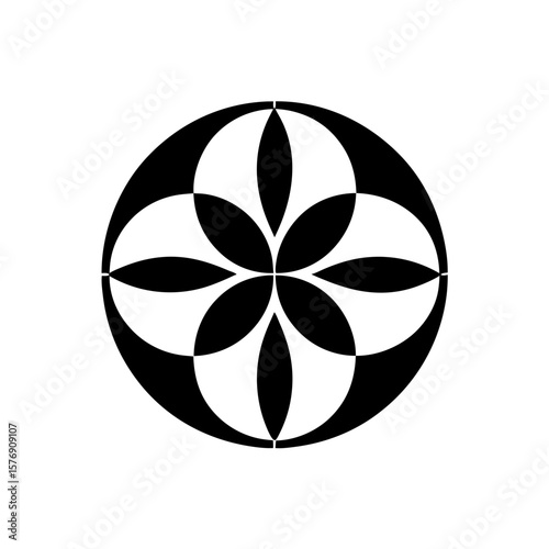 Orbit Mandala Logo in Elegant Gold Vector Style